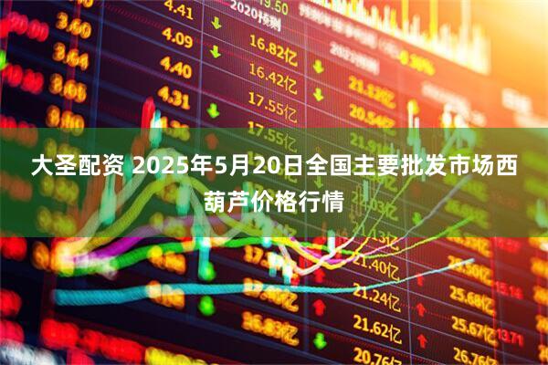 大圣配资 2025年5月20日全国主要批发市场西葫芦价格行情