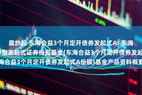 趣炒股 东海合益3个月定开债券发起式A: 东海合益3个月定期开放债券型发起式证券投资基金(东海合益3个月定开债券发起式A份额)基金产品资料概要