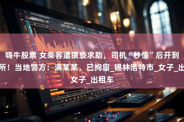 嗨牛股票 女乘客遭猥亵求助，司机“秒懂”后开到派出所！当地警方：满某某，已拘留_锡林浩特市_女子_出租车