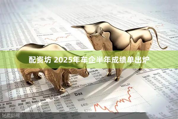 配资坊 2025年车企半年成绩单出炉